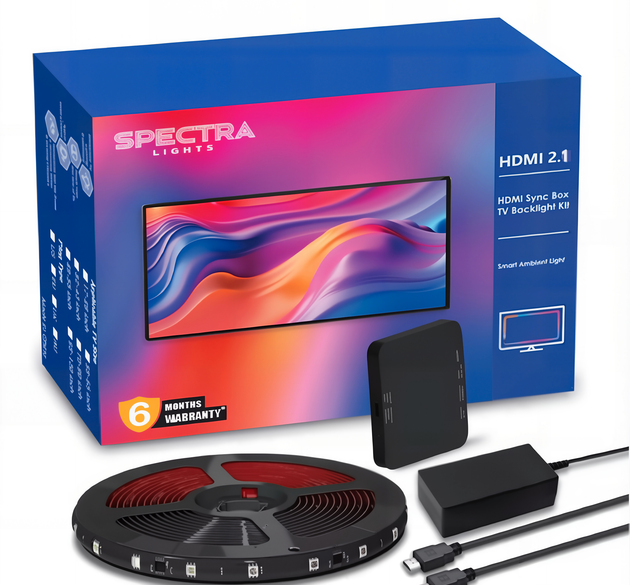 Spectra HDMI Sync Box 2.1 TV Backlight Kit