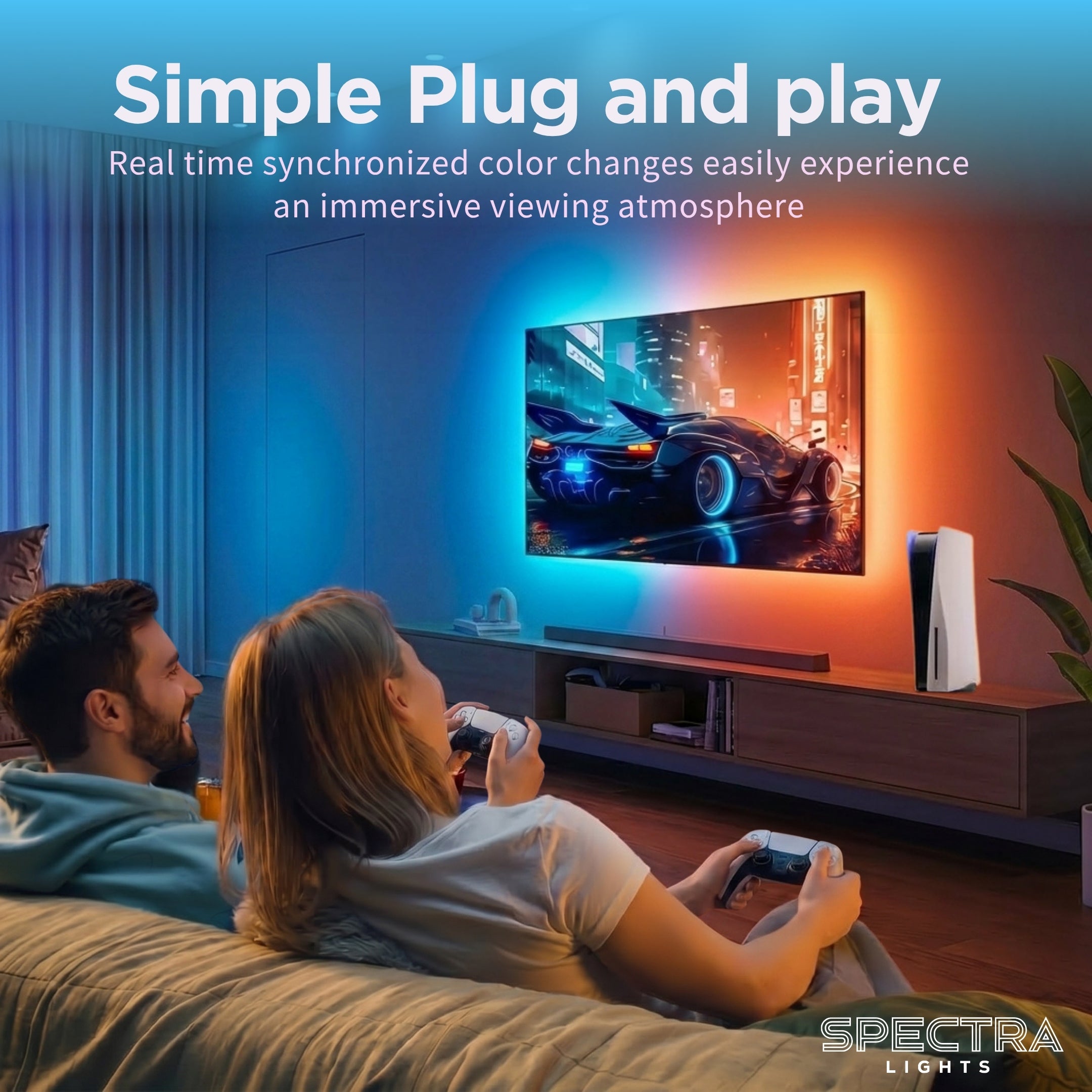 Spectra HDMI Sync Box 2.1 TV Backlight Kit