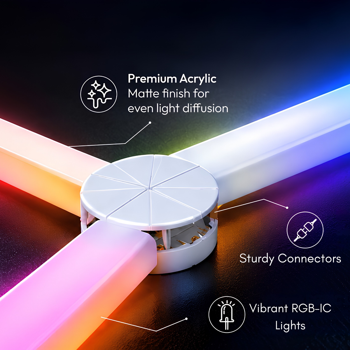 Spectra RGBIC LED Light Lines – 9-Pack