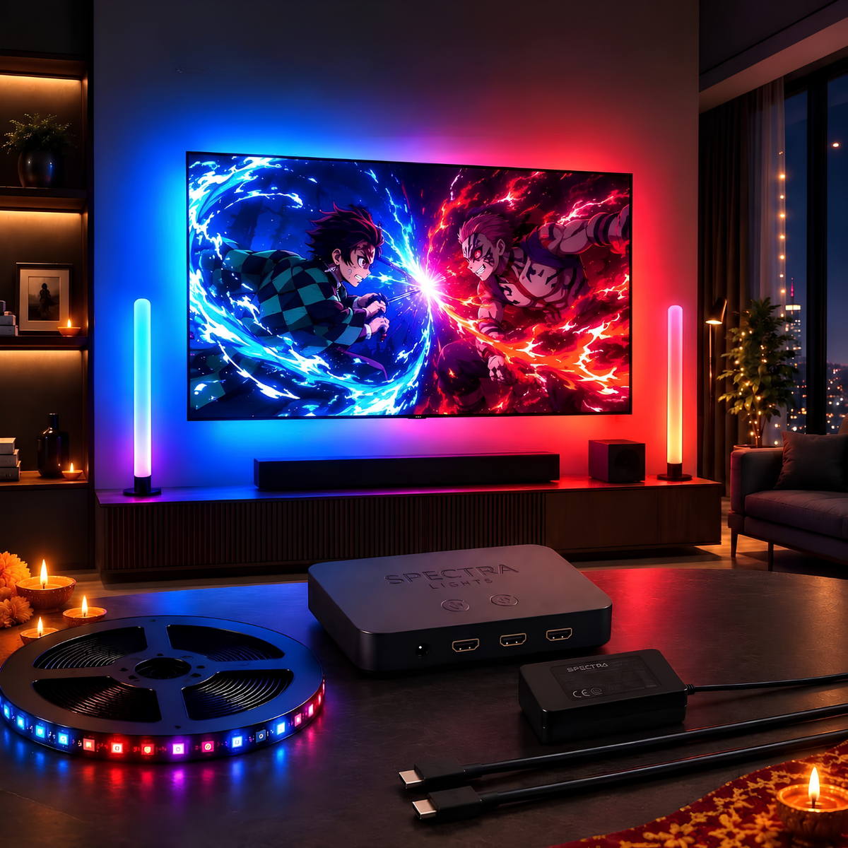 Spectra HDMI Sync Box + LED Bar