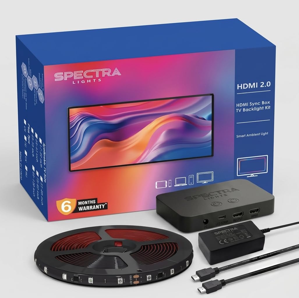 Spectra HDMI Sync Box 2.0 TV Backlight Kit
