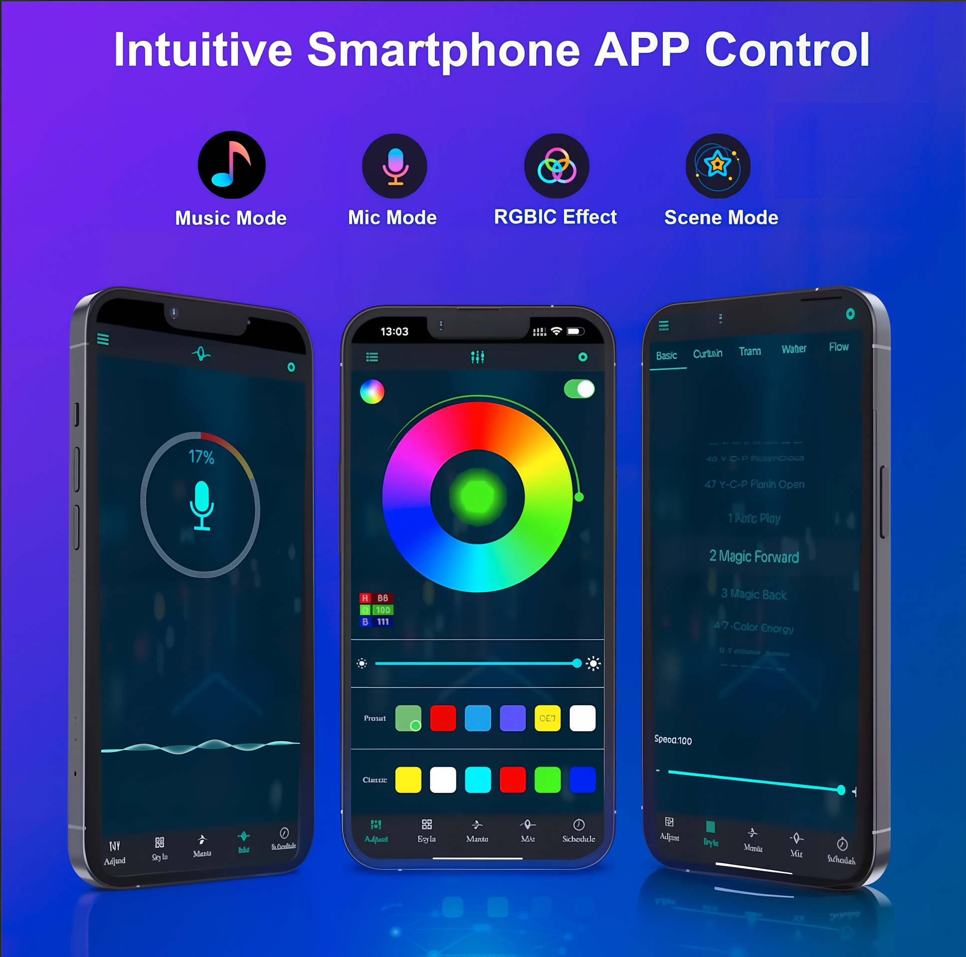 Spectra RGBIC LED Light Lines – 6-Pack