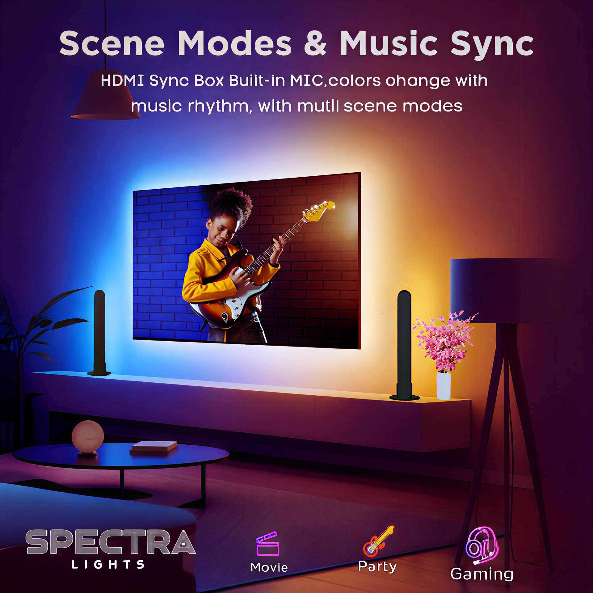 Spectra HDMI Sync Box + LED Bar