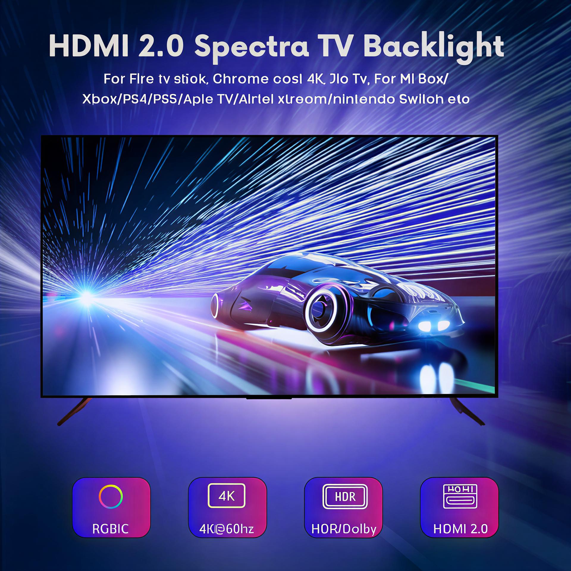 Spectra HDMI Sync Box 2.0 TV Backlight Kit